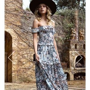 Amethyst Shirred Sundress Nightfall